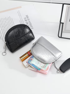 Ví Da Thật Hình Con Sò Đựng Tiền Xu Dung Tích Lớn Thời Trang Đơn Giản Có Khóa Kéo Túi Xách Nhỏ Cho Nữ Ví Đựng Tiền Xu Hình Con Sò