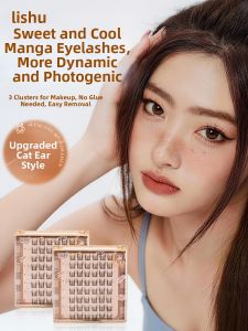 lishu | No Glue Natural Fake Eyelashes for Beginners