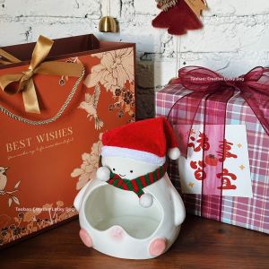 Cute Snowman Christmas Decorative Storage Box