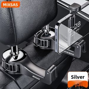 MONLEYTA | Car Seat Back Hook Vehicle Mounted Multi-Functional Holder Rotatable Phone Stand For Front And Rear Seats Plastic Material