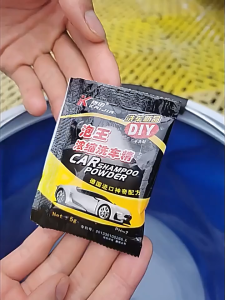 GÓI BỘT PHA VỆ SINH DẦU MỠ XE Ô TÔ - BỘT PHA RỬA XE NHỎ GỌN LOẠI SẠCH VẾT BẨN Ô TÔ