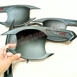 Outer Mangkok Pintu Mobil Mitsubishi Pajero 2009-2023 Hitam Cover