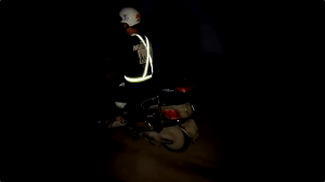 Garter Reflective Vest -High Visibility Safety Vest for Night Riding Running&Motorcycle Adjustable