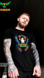 Miber Kaos Pria Kaos Kicau Cendet Mania Indonesia Bahan Combed 30s Dijamin Adem Desain Terbaru