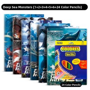 JUANJUANYUN | Marine Monster Theme Sketchbook for Boys