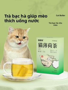 MAOGUANJIA | Túi và Bột Trà Catnip Kích Thích Uống Nước & Ngăn Ăn Vặt