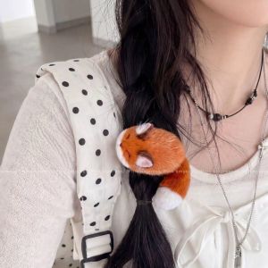 PINK EMPRESS | Phụ Kiện Kẹp Tóc Chú Cáo Bông Xinh Xắn