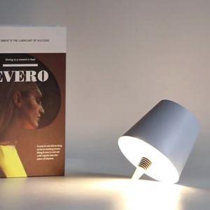 Parkson | Đèn Bàn LED Hình Chai Điều Khiển Cảm Ứng 3 Màu Có Thể Điều Chỉnh Độ Sáng Thiết Kế Không Chao Đèn Bằng Acrylic Đen Dùng Trang Trí Quán Bar Nhà Hàng Có Tùy Chọn Sạc Không Dây