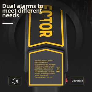 De Li | High Precision Handheld Metal Detector for Security Check Exam Room Surveillance Portable Design Metal Detection Tool for Railway Stations and Event Security