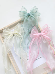 Fresh Style Large Butterfly Knot Hair Clip Childrens Accessories Girls Birthday Princess Ancient Style Hanfu Hair Decorations