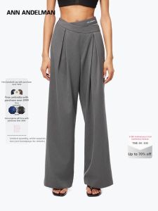 ANN ANDELMAN | Irregular Double Waist Straight Culotte Pants