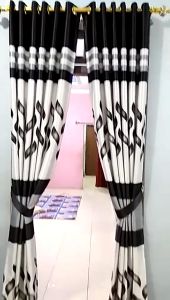 Gorden Jendela Panjang 230 cm Motif Terbaru Material Blackout Import Tebal Original Model Smokering