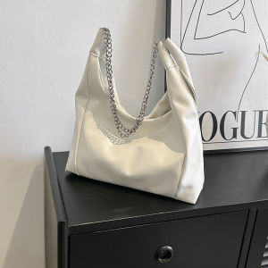 Casual Large Capacity Canvas Tote Bag Womens Summer 2024 New Style Popular Armpit Shoulder Bag Handheld Tote Bag