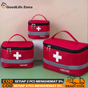 【COD】first aid kit medicine strong bag fortable medical kit storage organizer PMI P3K