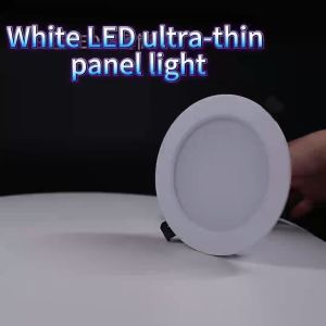 DL SLIM PANEL LIGHT Led ceiling light 6w /9w / 18w / 24w Round & Square lamp warm light nature lightw/