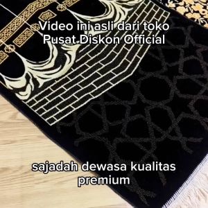 Sajadah Tebal Empuk Dewasa Turkey Sajadah Sholat Motif Elegan