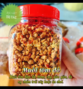 500G Muối Tôm Hạt To Cay Thơm Tây Ninh - Cay Giòn Cực Ngon