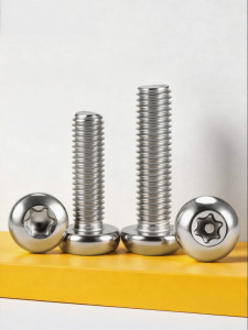 BAIRUITE | Anti-theft Plum Blossom Round Head Screw without Pin with Stud Core Button Head Bolt
