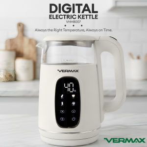 Vermax Electric Kettle Digital 2000W 4 Temperature Presets Boil-Dry Baby kettle brewing milk powder