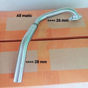 PIPA  LEHER  KNALPOT STANDART DAN STANDAR  RACING UKURAN 26-28 MM BEAT VARIO MIO PCX AEROX DLL PNP ALL MATIC
