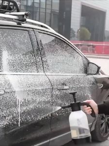 2L Foam Sprayer Car Wash Portable Pressure Washer Sprayer Car Shampoo Foam Water Sprayer Pump Spray Bottle
