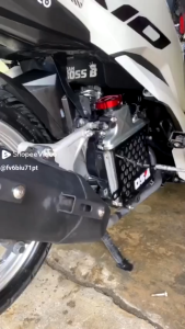 Titanium mesh CNC water tank cover Vario 125-150 AB 2013-2021 SHVN 2012-2019