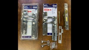 ABTools Mortise Door Lock 2 Level 6688 Chrome Plated Mortice Lock Kunci Pintu Rumah UNION / FUDA GRADE
