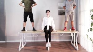 🔥ราคาต่ำสุด🔥โต๊ะ โต๊ะทำงาน OFFICE DESK โต๊ะเอนกประสงค์ โต๊ะวางโน๊ตบุ๊ค โต๊ะสำนักงาน โต๊ะทำงานเหล็ก วัสดุทำจากโครงเหล็ก รับนำหนักได้300KG มั่นคงแข็งแรงทนทาน ขนาดหน้าโต๊ะ 120x60x75CM มีเก็บเงินปลายทาง ไม่มีลิ้นชักแถม