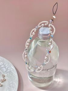 Universal STAR·MAN Lolita Pearl Crystal Versatile Mobile Phone Chain Original Design Specialty Accessory Artificial Crystal