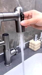 BITASSET 360° rotation Sink Faucet kitchen Water Tap 304 Stainless Steel Bathroom Faucet hot and cold 2 way Heavy Faucet