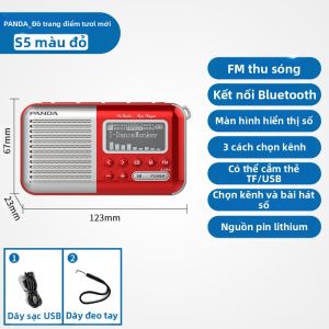 Panda | Loa Di Động Bluetooth Panda 6210 FM774 Máy Phát Thanh Cầm Tay Có Thẻ Cắm Thiết Bị Âm Thanh Di Động Dành Cho Người Lớn Tuổi