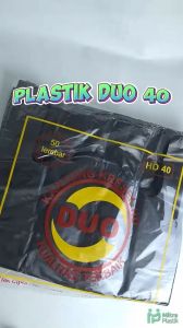 Kantong Plastik Duo Lebar 40 Kresek Packing 50 pcs