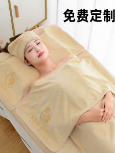 Khăn Tắm Spa Dày Dùng Tại Phòng Tắm Khăn Trải Giường Spa Khăn Quấn Đầu Chăm Sóc Da Khăn Quấn Đầu Thương Hiệu Logo