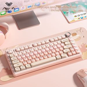AULA | Cosmetic Pink Matte Keycap Set
