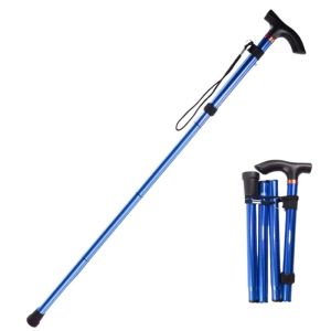 German Quality Ultra-Light Portable Telescopic Alpenstock Non Slip Walking Stick Adjustable Dual-Purpose Climbing Cane Walking Aid