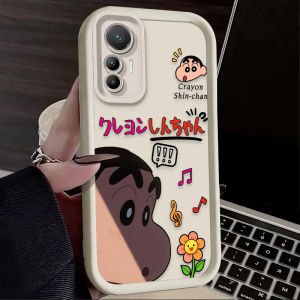 Bandai | Ốp Silicon Hoạt Hình Crayon Shin-chan Kawaii Cho Xiaomi Mi 17 Pro Max 15 Ultra 14 13 12 12X 12S 11 Lite NE 15T 14T 13T 12T 11T Pro - Vỏ Mềm Nhẹ Chống Trầy Xước