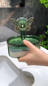Giá Đỡ Xà Phòng Gắn Tường Bằng ABS Hình Bướm Tiện Dụng Cho Phòng Tắm