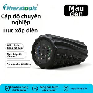 Theratools | Con Lăn Xốp Rung Chuyên Nghiệp Cho Yoga Fitness Thư Giãn Cơ Thể