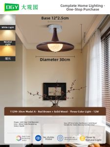 DGY | Vintage Creative Wooden Corridor Ceiling Light