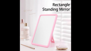 Rectangle Standing Mirror - Portable Design Ideal for Makeup Application