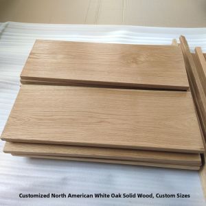 Invisible White Oak Wood Wall-Mounted Shelf Board Bookcase Panel European Style Wooden Craft Adult Suitable Economical Type