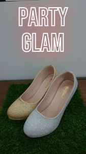 GF Shoe Glitter Apricot Head High Heeled Pumps Shoe Women Party Shoe G 158