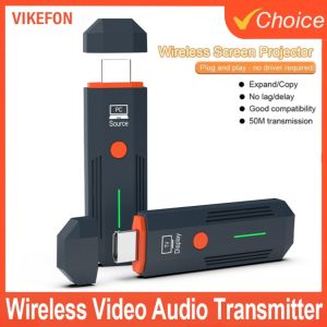 5G 1080P 50M Wireless HDMI-Compatible Video Audio Transmitter Receiver Adapter Dongle For TV Monitor Projector PC Plug & Play