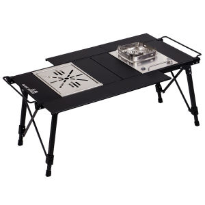 guide series | Semi-Automatic Adjustable Multifunctional Folding Camping Table Aluminum