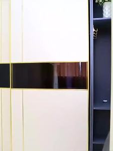 Built-in Foldable Rotatable Hidden Full-length Mirror
