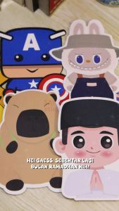 Angpau & Karakter Kartun Superheroes: Aksesori Imlek & Lebaran