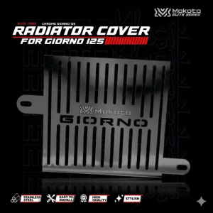 Mokoto Stainless 304 Giorno 125 Radiator Neck Cover and Radiator Cover