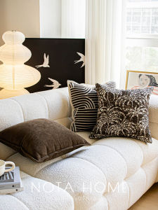 หมอนสี่เหลี่ยมทรงกลมสไตล์ย้อนยุคสำหรับโซฟาในห้องนั่งเล่น หมอนรองศีรษะ หมอนนอน หมอนรถยนต์ หมอนที่มีฟองน้ำอยู่ด้านใน