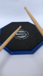 Drumpad 10 inch Sticking Drum Practice Pad Biru
