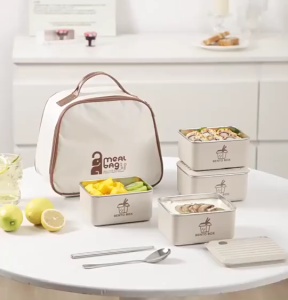 304 stainless steel lunch box takeout box insulated lunch box eco-friendly lunch box